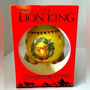 Vintage Disney’s Lion King - Schmid Collection Gallery Christmas 1995 Ornament